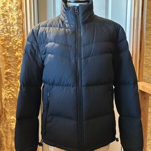 Boss Men's Black Puffer Down Jacket,